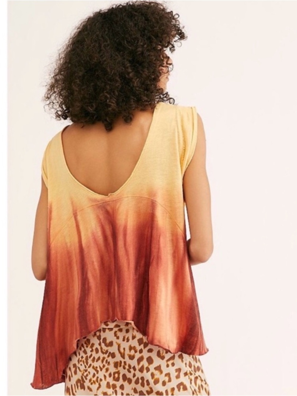 Free People We The Free Paradise Tee Sundown Combo Sz X-Small - Picture 2 of 10